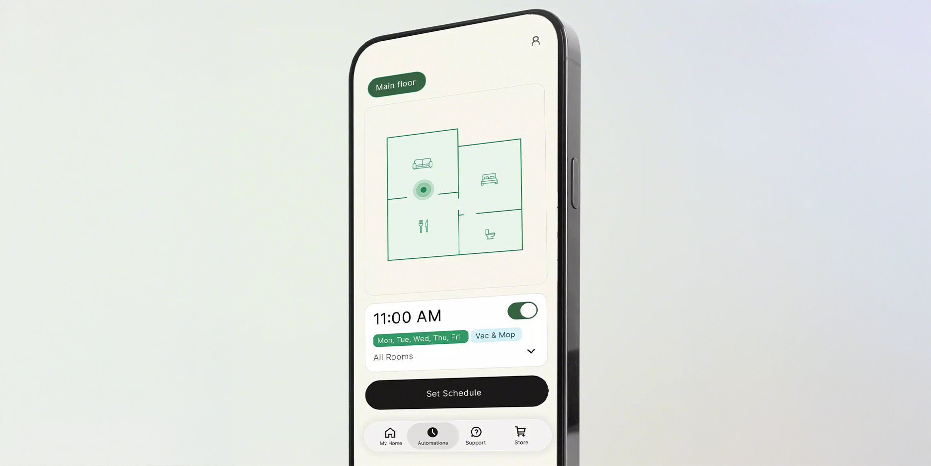 Tutto sotto controllo con la Roomba&reg; Home App